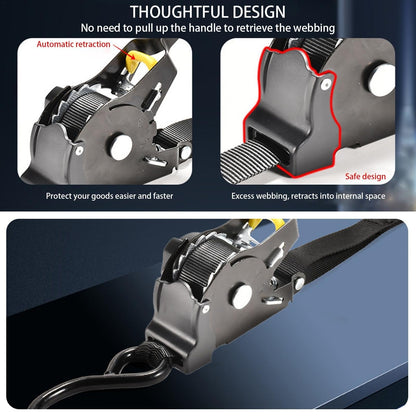 🔥Christmas Sale 49% OFF – Pro Reinforced Heavy-Duty Auto-Retractable Ratchet Straps (BUY 2 GET FREE SHIPPING)
