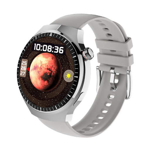 Silver (Rubber Strap)