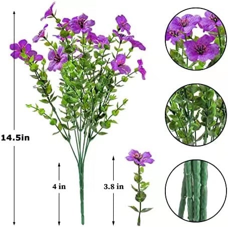 💥Upgraded high-grade material 🌱High-Grade Material Artificial Flowers(Zero Pollen Allergies)