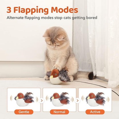 🎅Top Christmas Gift 2025 🎉Flapping Bird Cat Toy😻Cat’s New Playmate