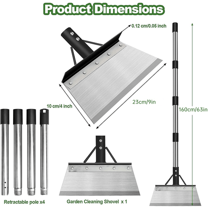 🏠Snow Melting Artifact❄️Heavy-Duty Multi-Purpose Garden Scraper & Ice Breaker