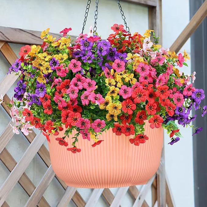 💥Upgraded high-grade material 🌱High-Grade Material Artificial Flowers(Zero Pollen Allergies)