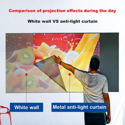 4K Metal Lightproof Foldable Portable Movie Screen 16:9 🎥✨