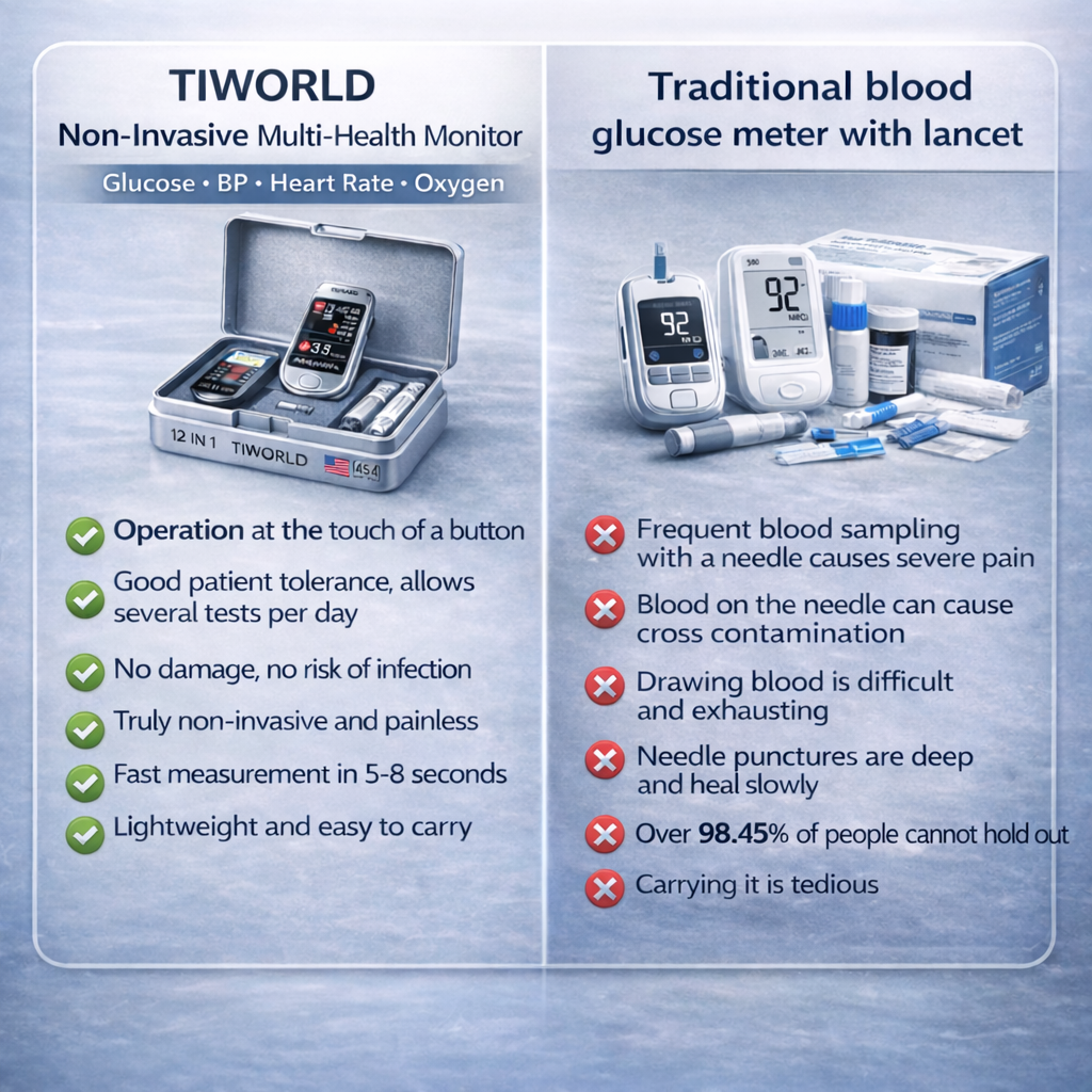 🔥Final 3 Hours : 2026 New Year Special🏆Aurora Tech™ Non-Invasive Blood Glucose Meter 99.9% Accuracy （Mayo Clinic Recommended）