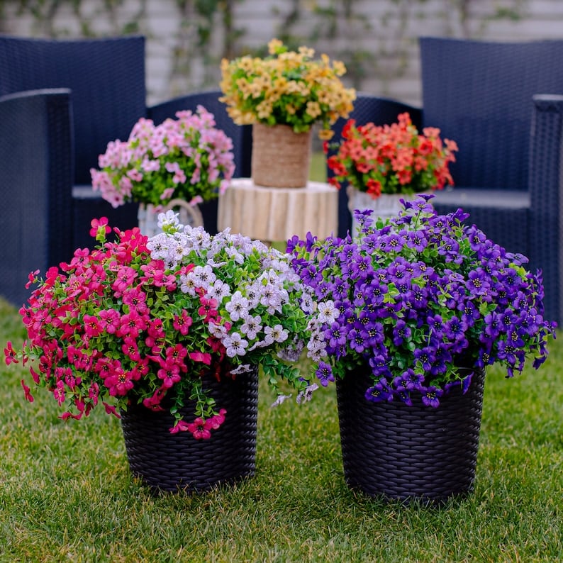 💥Upgraded high-grade material 🌱High-Grade Material Artificial Flowers(Zero Pollen Allergies)