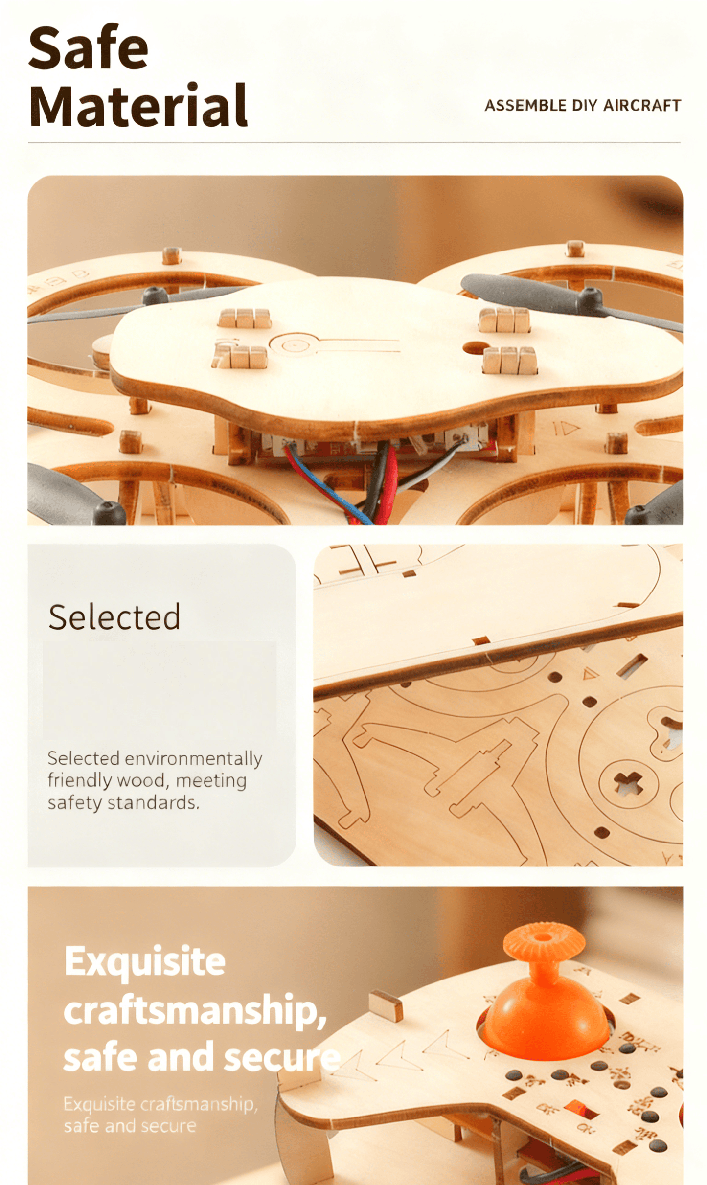 DIY Remote Controlled Drone Educational diy Kit