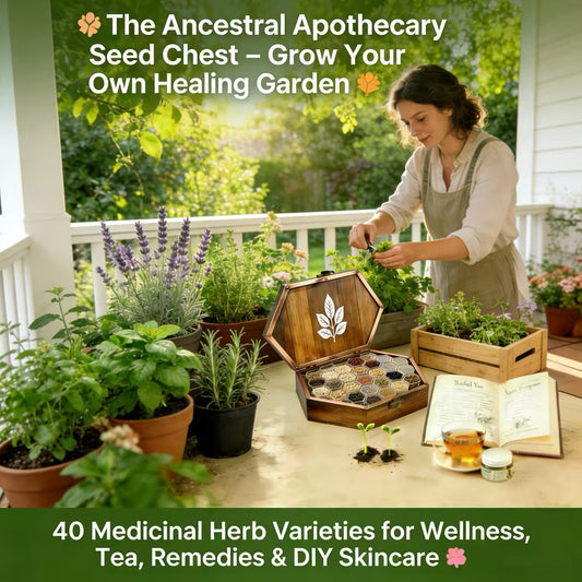 The Ancestral Apothecary Seed Chest: 40 Varieties of Medicinal Herb Seeds 🌱