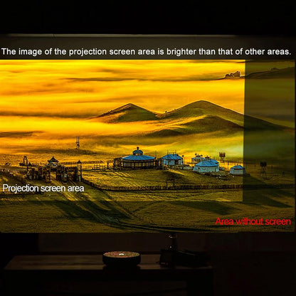 4K Metal Lightproof Foldable Portable Movie Screen 16:9 🎥✨
