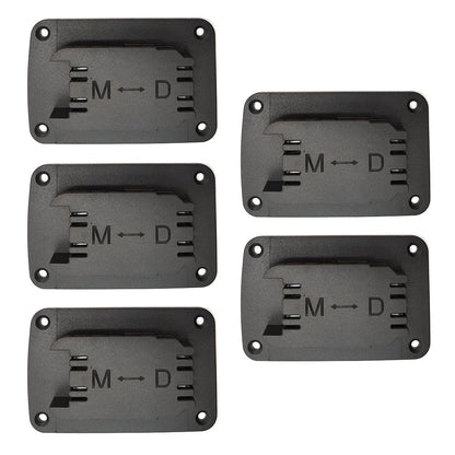 🔥Limited Edition, Only 100 Sets Left! - 5Packs Tool Holders for DeWalt 14.4V/18V/20V & Milwaukee  M1818V lithium batteries tool mounting base electric drill