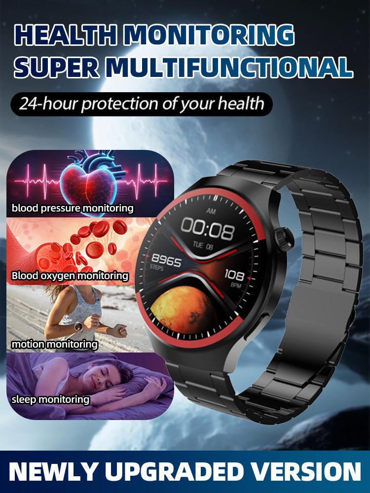 🔥【24-hour health check】Steel Band Watch4 Pro⌚Mount Sinai Hospital physician recommended