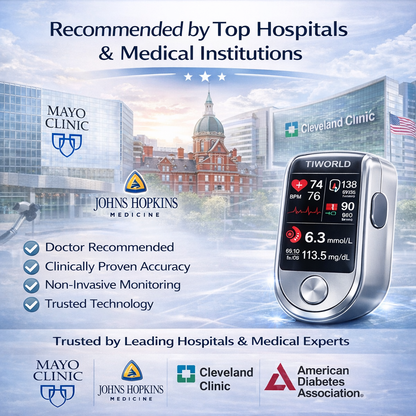 🔥Final 3 Hours : 2026 New Year Special🏆Aurora Tech™ Non-Invasive Blood Glucose Meter 99.9% Accuracy （Mayo Clinic Recommended）