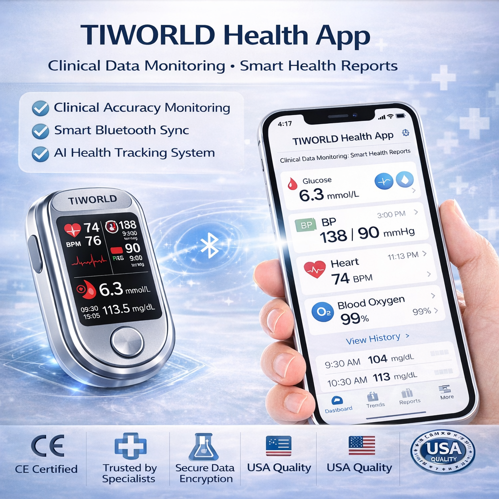 🔥Final 3 Hours : 2026 New Year Special🏆Aurora Tech™ Non-Invasive Blood Glucose Meter 99.9% Accuracy （Mayo Clinic Recommended）