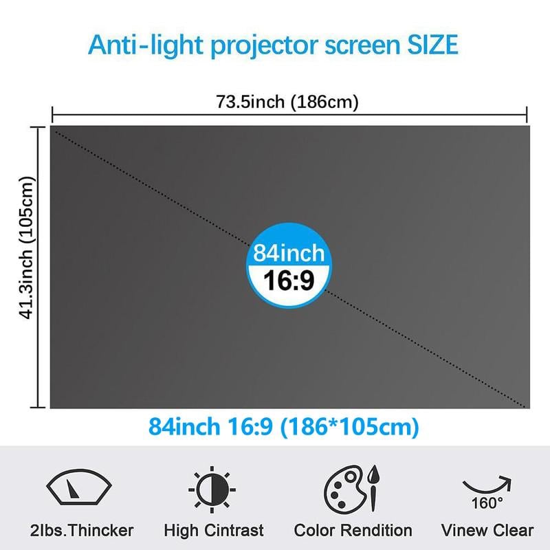 84 inch(186cm*105cm)