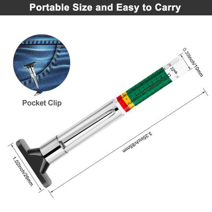 🔥Last Day 49% OFF-🚗Car Tire Tread Depth Gauge