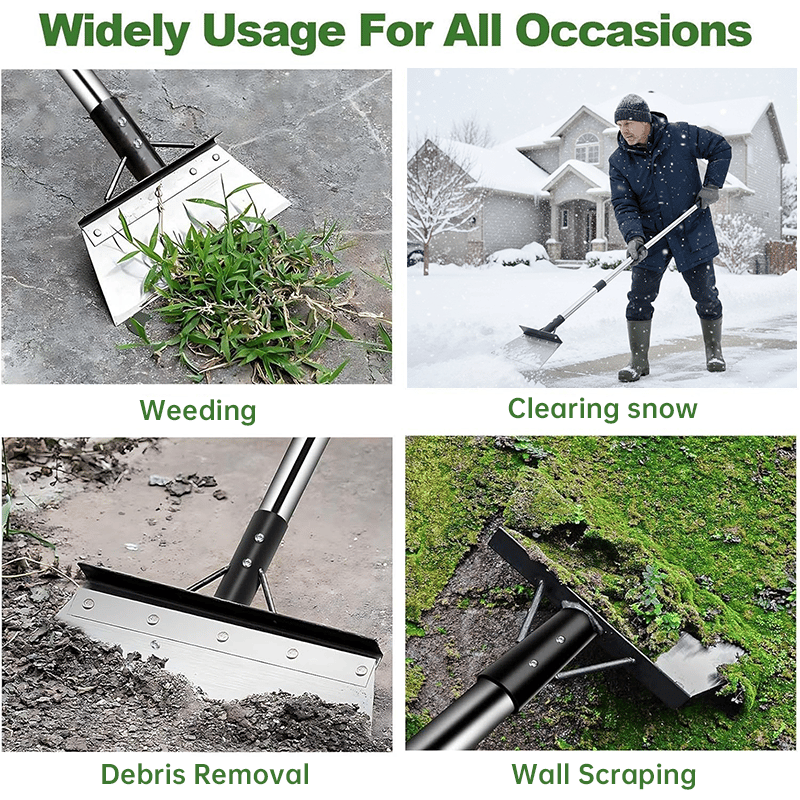 🏠Snow Melting Artifact❄️Heavy-Duty Multi-Purpose Garden Scraper & Ice Breaker
