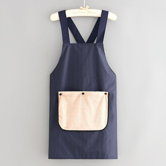🔥Last Day 50% OFF - 🔥 Apron with Pockets for Women and Men Cross Back Design with Towel