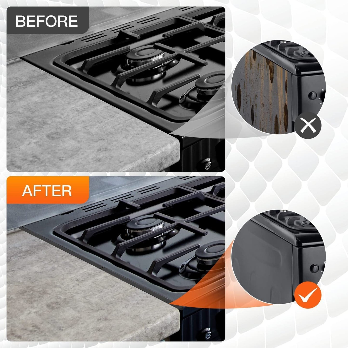 🎁Retractable Stainless Steel Stove Gap Covers