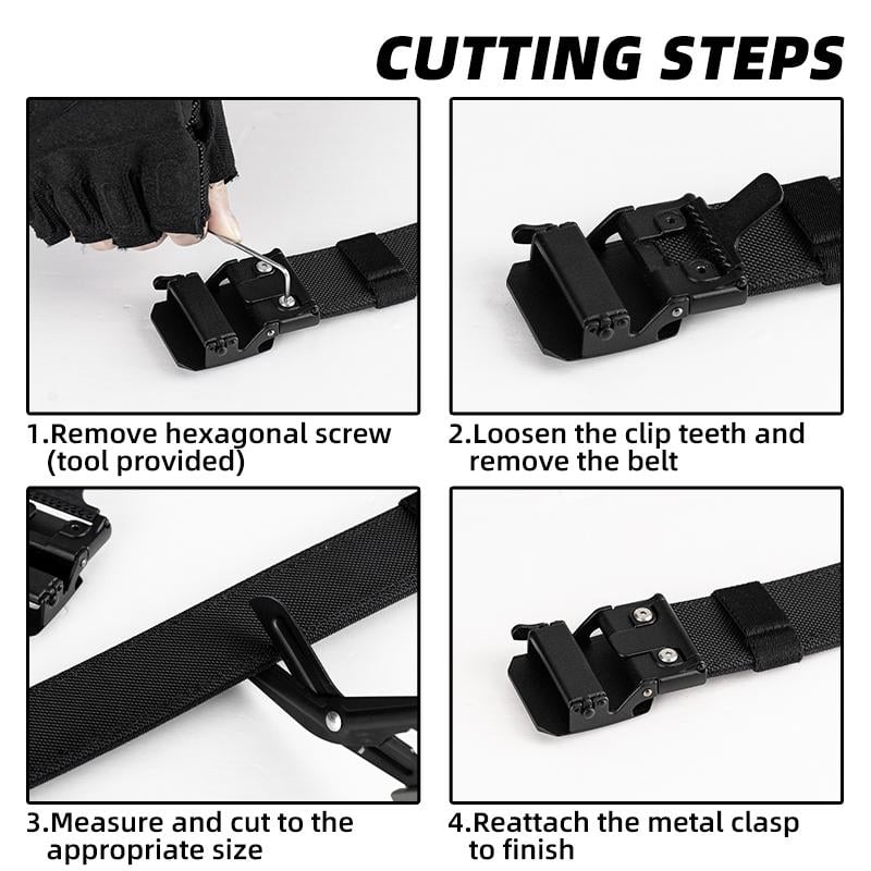 🔥EDC Nylon Ratchet Belt — Instant Precision Fit & All-Day Support