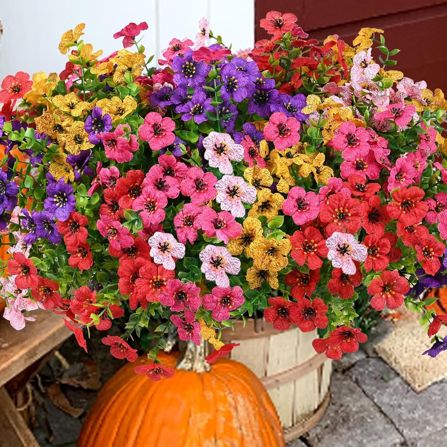 💥Upgraded high-grade material 🌱High-Grade Material Artificial Flowers(Zero Pollen Allergies)