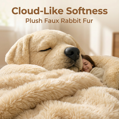 🔥Save up to 49% OFF ends soon🌟🐶 Fluffy dog sleeping bag– Soft, Warm & Purrfectly Cozy😴💤