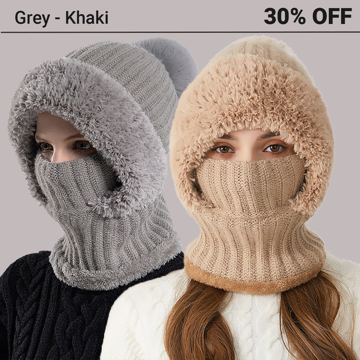 Set 2 - Grey + Khaki (30% OFF🔥)