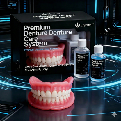 🌎Ends Today: 50% OFF!  Elycura™  Custom-Fit Full Functional Dentures Make you more confident