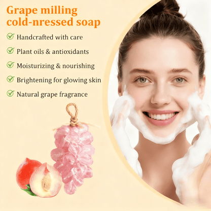 🔥LAST DAY 50% OFF- 🧼Handmade DIY Decorative Grape Soap🫧