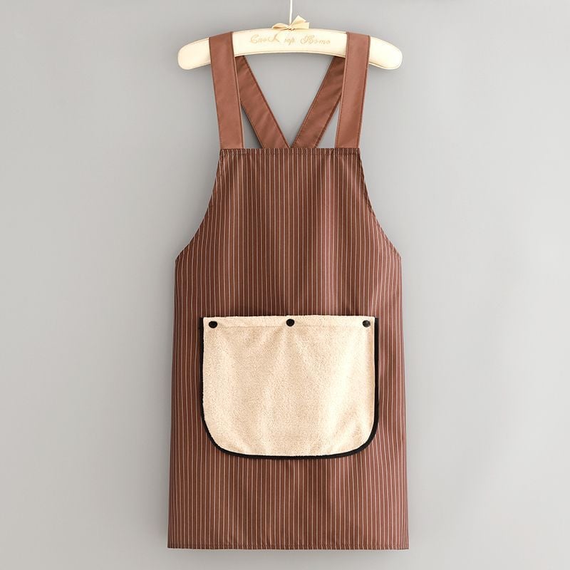 🔥Last Day 50% OFF - 🔥 Apron with Pockets for Women and Men Cross Back Design with Towel