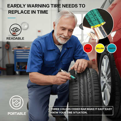 🔥Last Day 49% OFF-🚗Car Tire Tread Depth Gauge