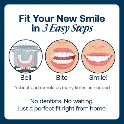 🌎Ends Today: 50% OFF!  Elycura™  Custom-Fit Full Functional Dentures Make you more confident