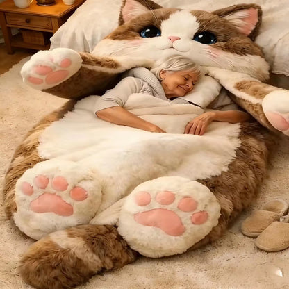 🔥Save up to 49% OFF ends soon🌟🐱 Fluffy cat sleeping bag– Soft, Warm & Purrfectly Cozy😴💤