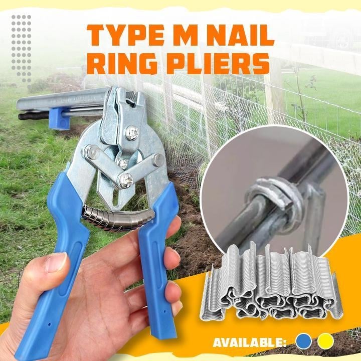 🔥1SET(TYPE M NAIL RING PLIERS+600 PCS NAILS)