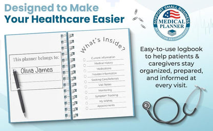 🔥Last Day SALE 50% OFF - 🩺❤️Doctor-Approved Medical Visit Logbook: Your Essential Medical Planner📘