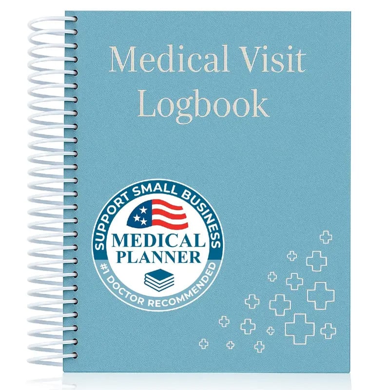 🔥Last Day SALE 50% OFF - 🩺❤️Doctor-Approved Medical Visit Logbook: Your Essential Medical Planner📘