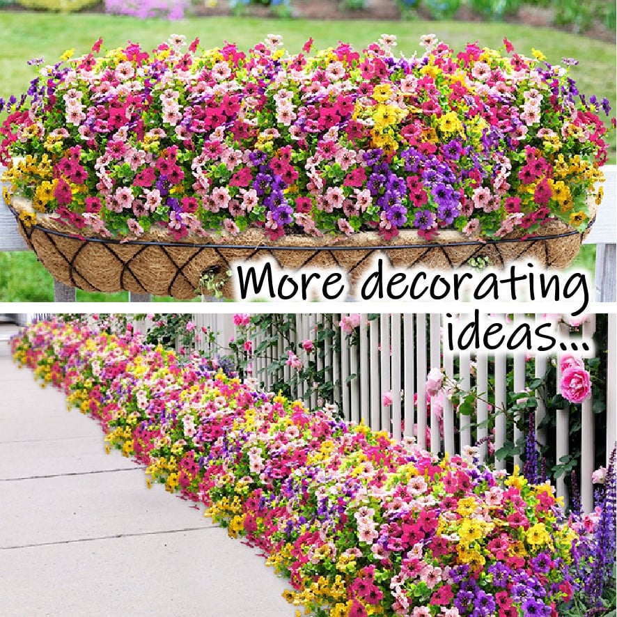 💥Upgraded high-grade material 🌱High-Grade Material Artificial Flowers(Zero Pollen Allergies)