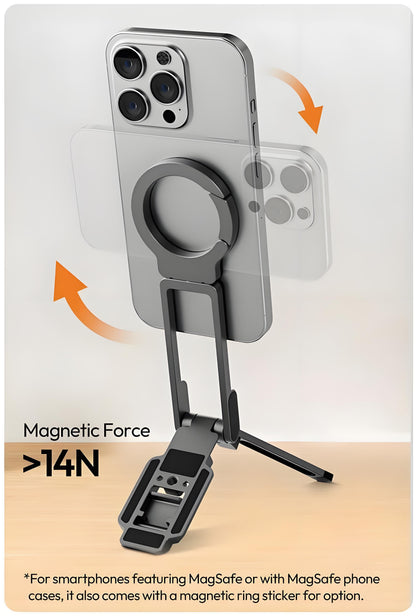 🔥HOT SALE 🔥Strong Magnetic Phone Tripod for iPhone (49% OFF)