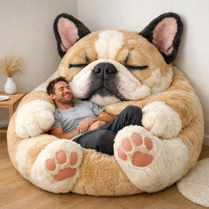 🔥Save up to 49% OFF ends soon🌟🐶 Fluffy dog sleeping bag– Soft, Warm & Purrfectly Cozy😴💤